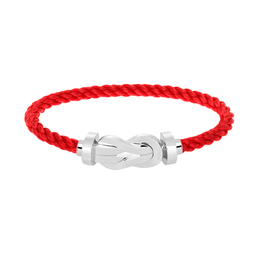 [Glow Muse]CHANCE LARGE 8 FIGURE BUCKLE NO DIAMOND BRACELET SILVER