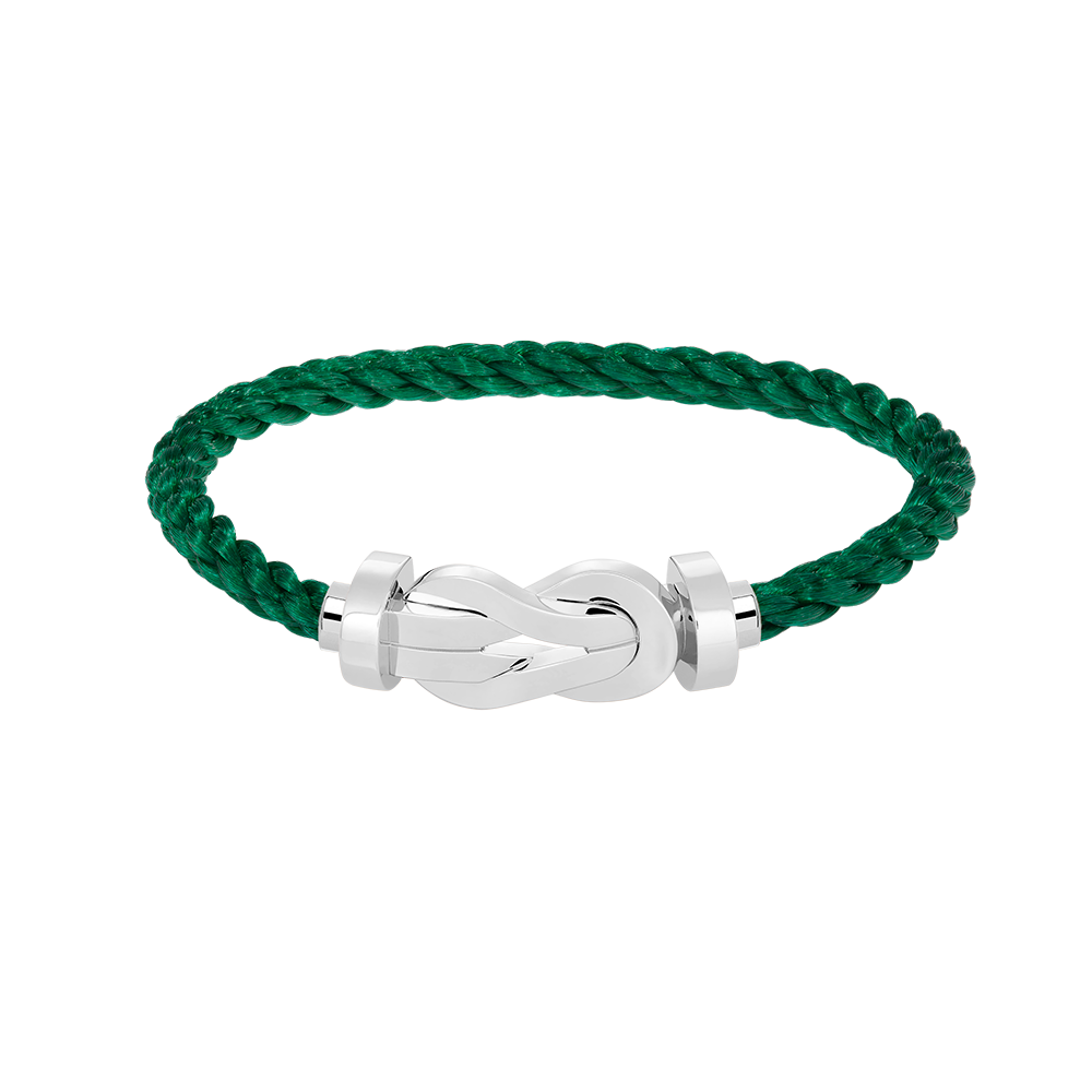 [Glow Muse]CHANCE LARGE 8 FIGURE BUCKLE NO DIAMOND BRACELET SILVER