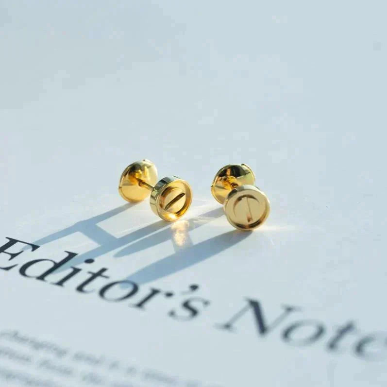 [Glow Muse]LOVE EARRINGS GOLD 10MM