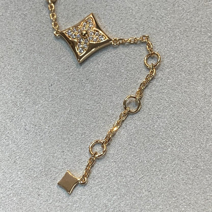 [Glow Muse]STAR AND SUN 4 MOTIFS GOLD DIAMONDS BRACELET