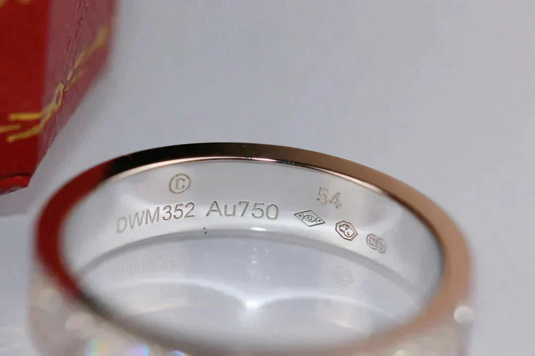 [Glow Muse]LOVE RING 3.6MM DIAMOND PAVED