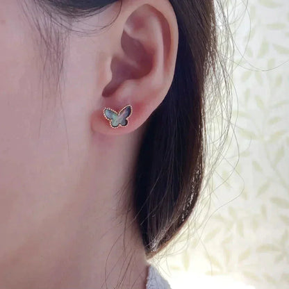 [Glow Muse]BUTTERFLY DARK MOP  EARRINGS