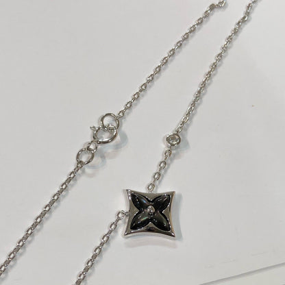 [Glow Muse]STAR BLACK MOP NECKLACE