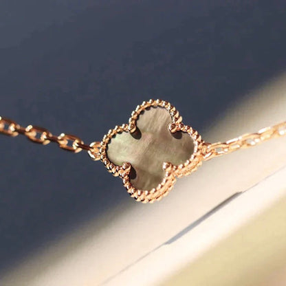 [Glow Muse]CLOVER 20 MOTIFS LASER DIAMOND NECKLACE