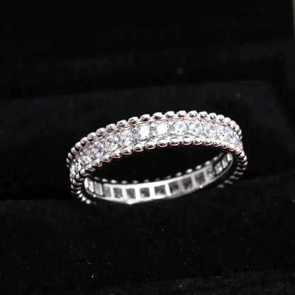 [Glow Muse]PERLEE DIAMOND SILVER RING