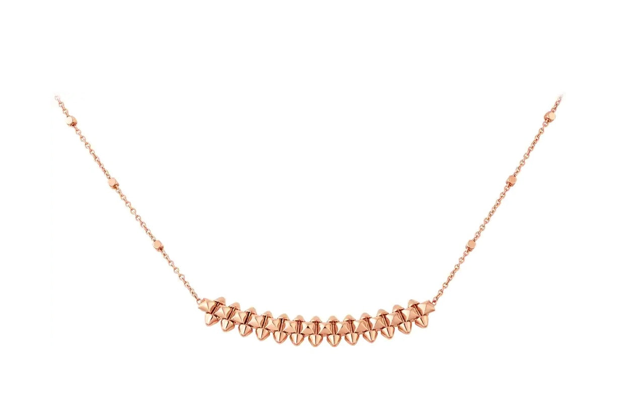 [Glow Muse]CLASH PINK GOLD NECKLACE