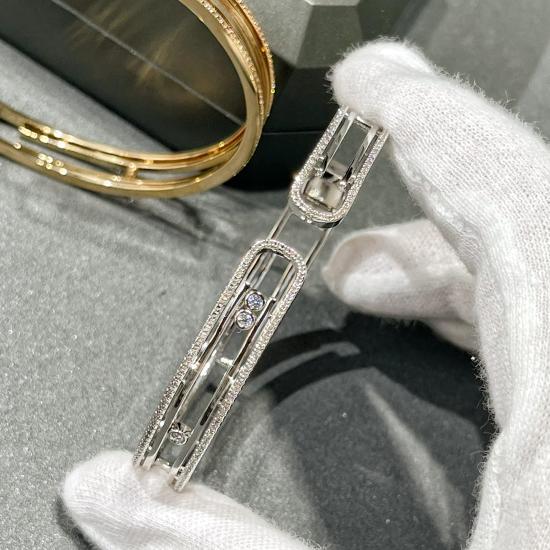 [Glow Muse]MOVE 10TH PAVED DIAMOND BRACELET
