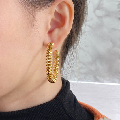 [Glow Muse]CLASH HOOP EARRINGS