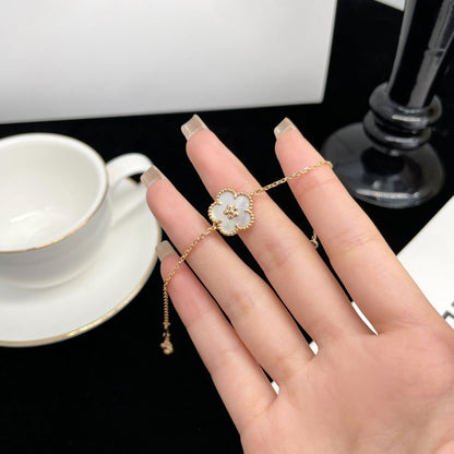[Glow Muse]LUCKY SPRING ROSE GOLD MOP BRACELET