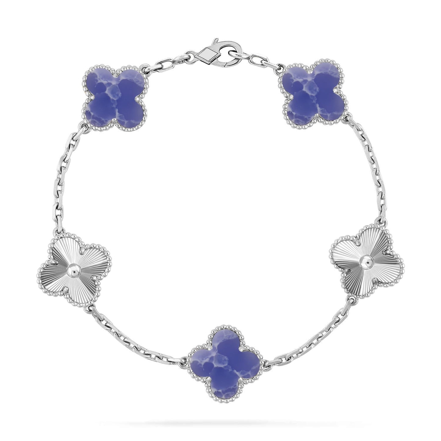 [⭐Glow Muse]CLOVER 5 MOTIF BLUE VEINS BRACELET COLLECTION