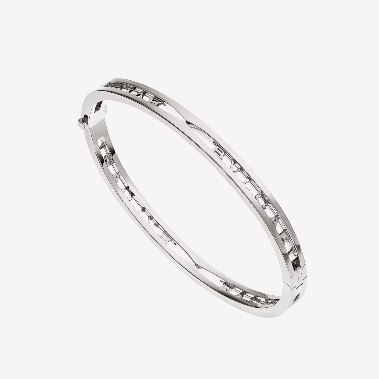 [Glow Muse]ZERO 1 SPIRAL LOGO SILVER BRACELET