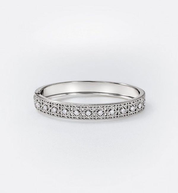 [Glow Muse]2026 WOVEN-PATTERN BRACELET SET WITH FULL DIAMOND INLAY THREE-COLORS