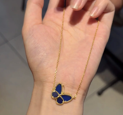 [Glow Muse]2026 NEW BUTTERFLY BLUE   NECKLACE
