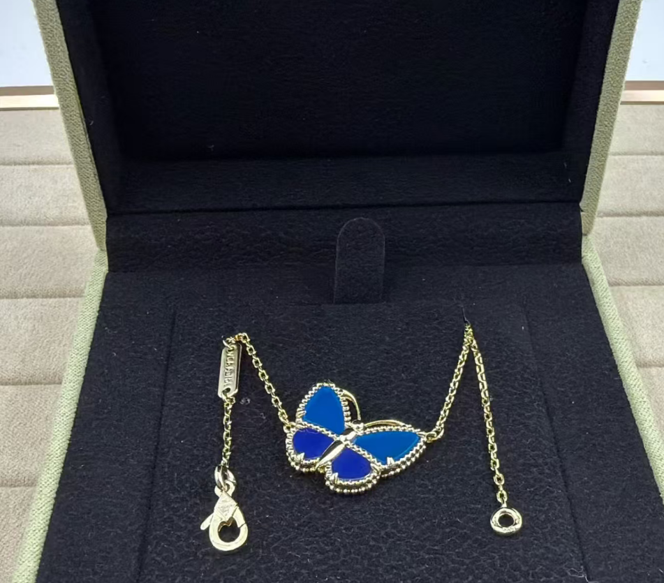 [Glow Muse]2026 NEW BUTTERFLY BLUE   NECKLACE