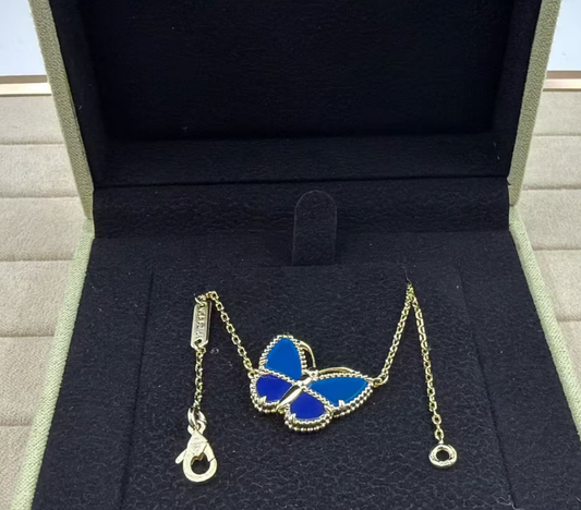 [Glow Muse]2026 NEW BUTTERFLY BLUE   NECKLACE