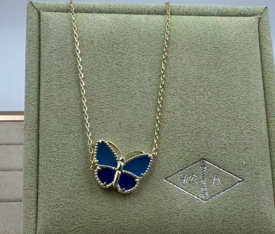 [Glow Muse]2026 NEW BUTTERFLY BLUE   NECKLACE