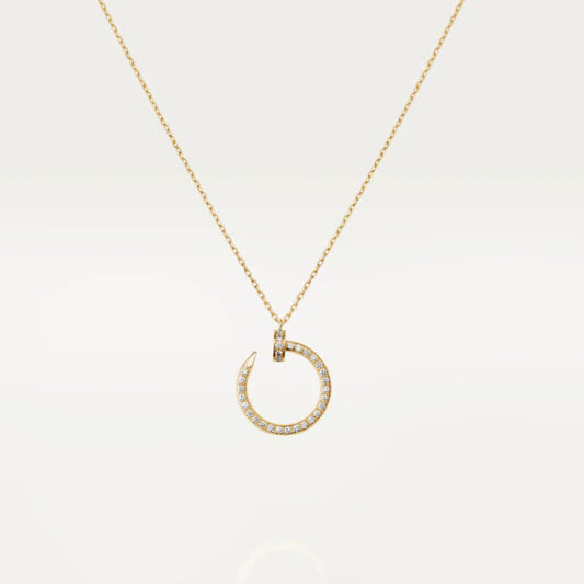 [Glow Muse]JUSTE NECKLACE GOLD DIAMONDS
