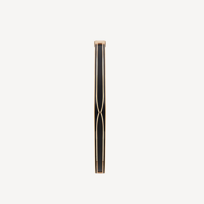 [Glow Muse]ZERO 1 PINK GOLD WITH MATTE BLACK CERAMIC BRACELET