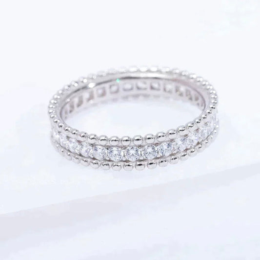 [Glow Muse]PERLEE DIAMOND SILVER RING