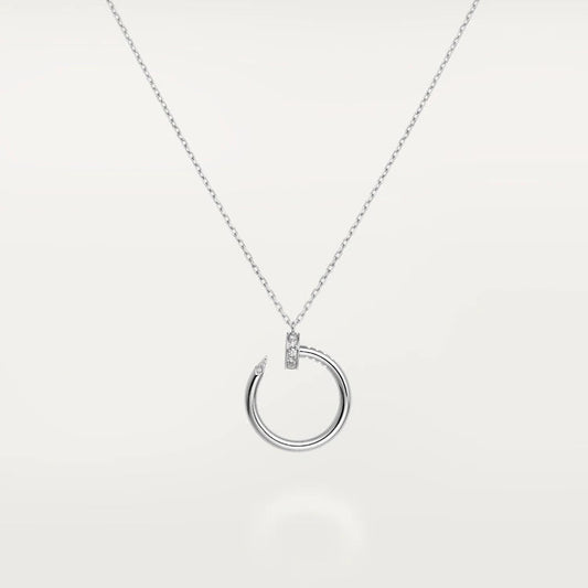 [Glow Muse]JUSTE NECKLACE SILVER