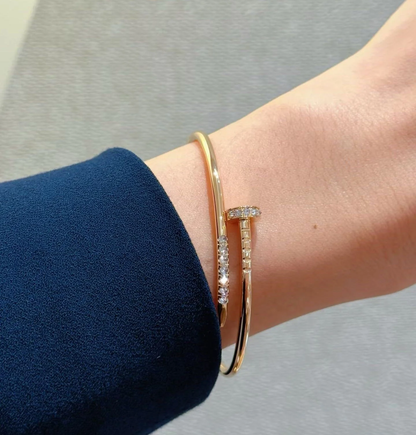 [⭐Glow Muse]JUSTE BRACELET 2.5MM DIAMONDS NEW