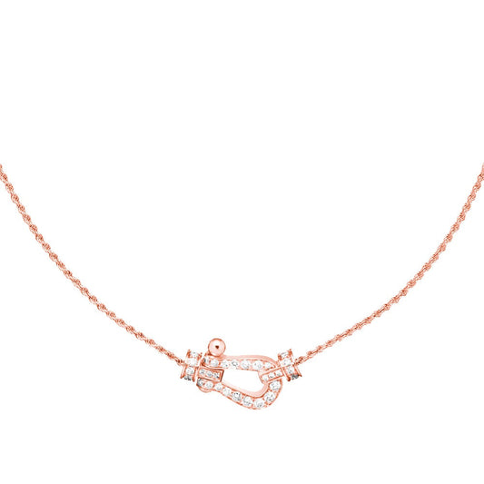 [Glow Muse]FORCE 10 PINK GOLD DIAMOND NECKLACE