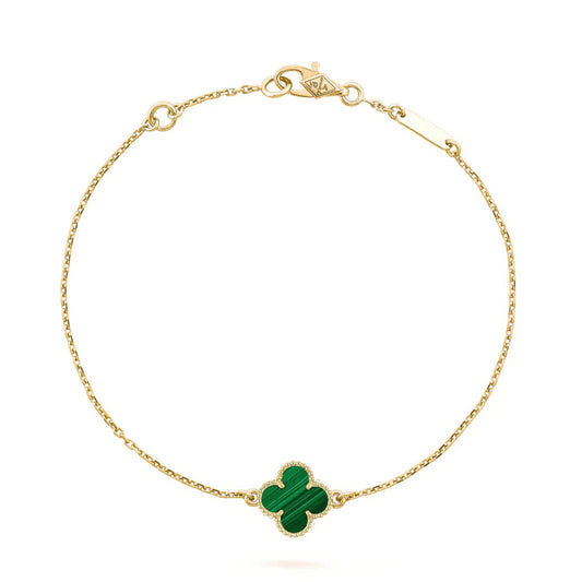 [Glow Muse]CLOVER BRACELET MALACHITE 1 MOTIF