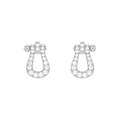 [Glow Muse]FORCE 10 FULL DIAMOND STUD EARRINGS MINI MODEL