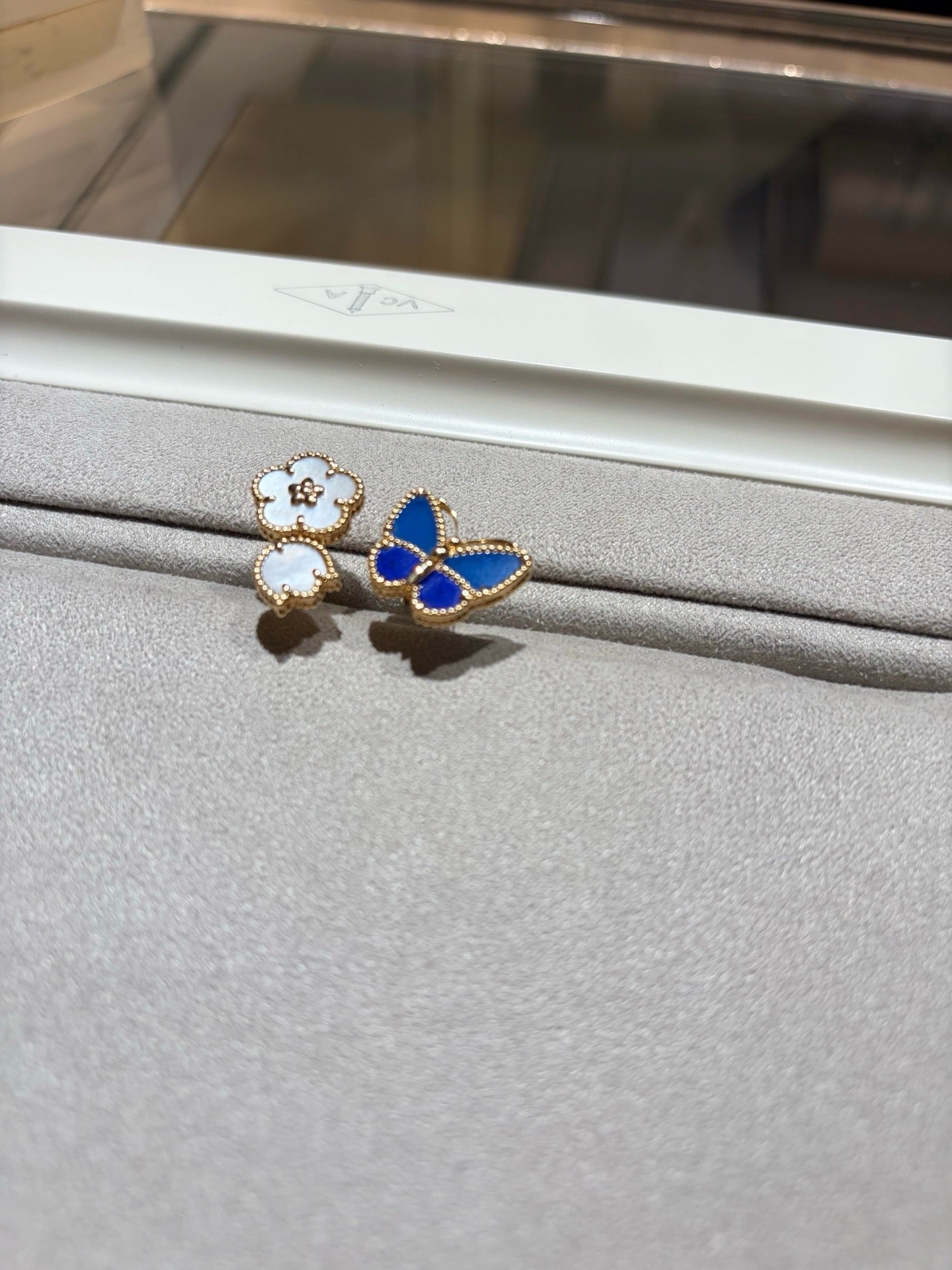 [Glow Muse]LUCKY SPRING BUTTERFLY OPEN-FACE RINGS