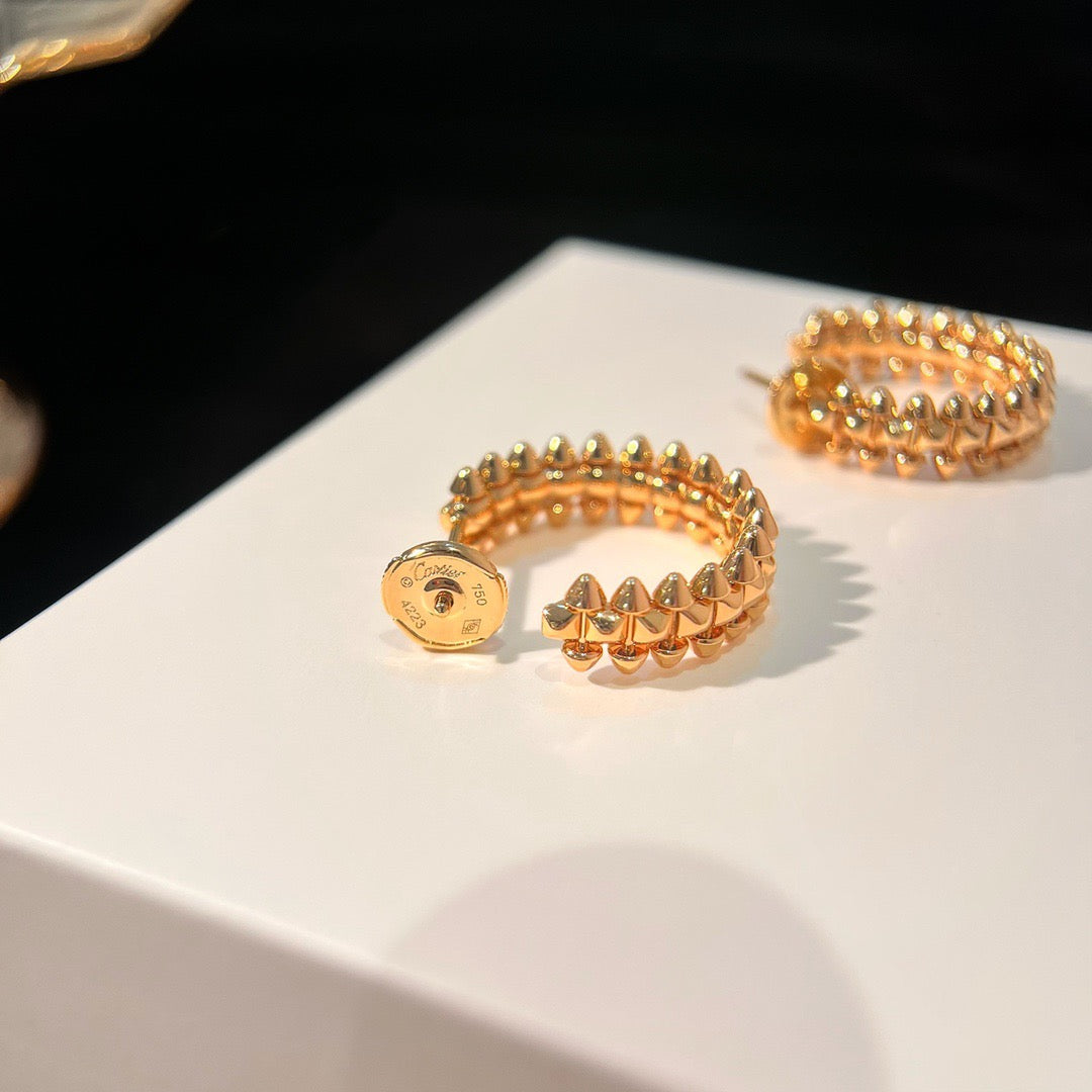 [Glow Muse]CLASH SMALL HOOP EARRINGS