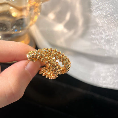 [Glow Muse]CLASH SMALL HOOP EARRINGS