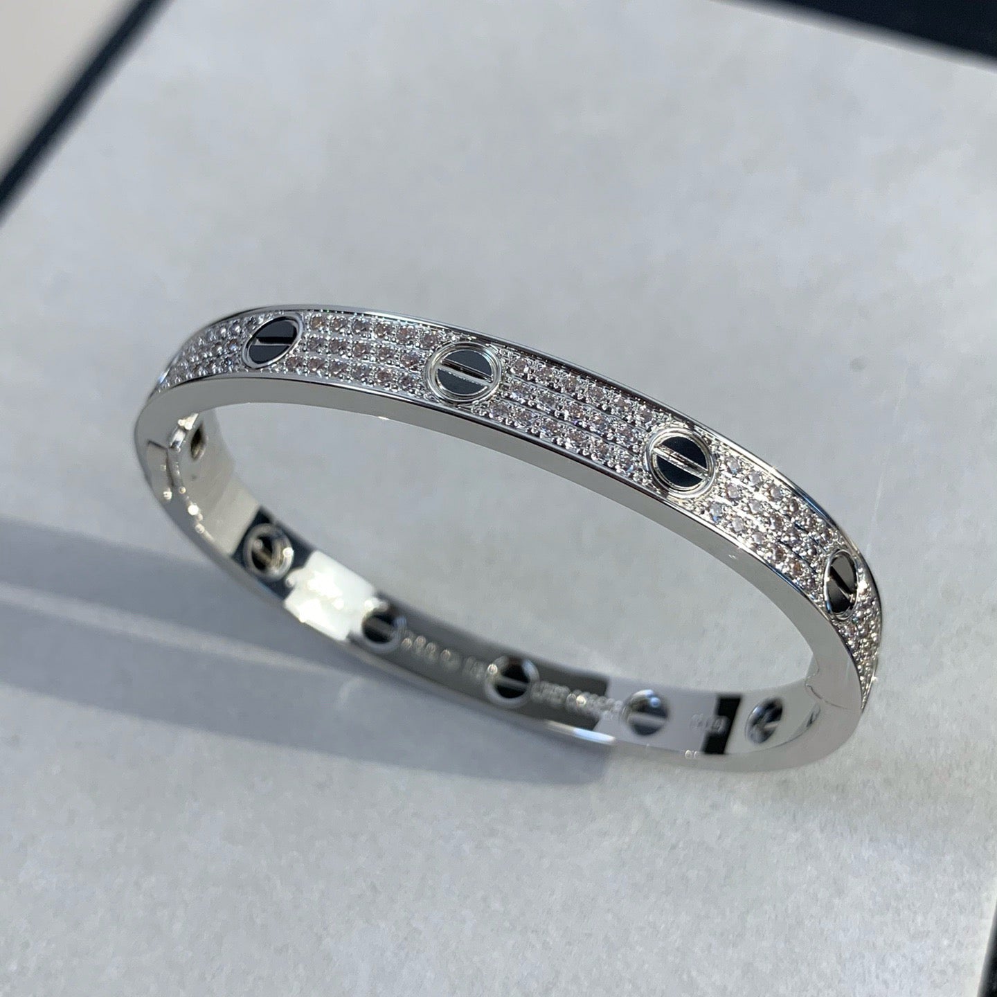 [Glow Muse]LOVE BRACELET 6.1MM DIAMOND-PAVED CERAMIC