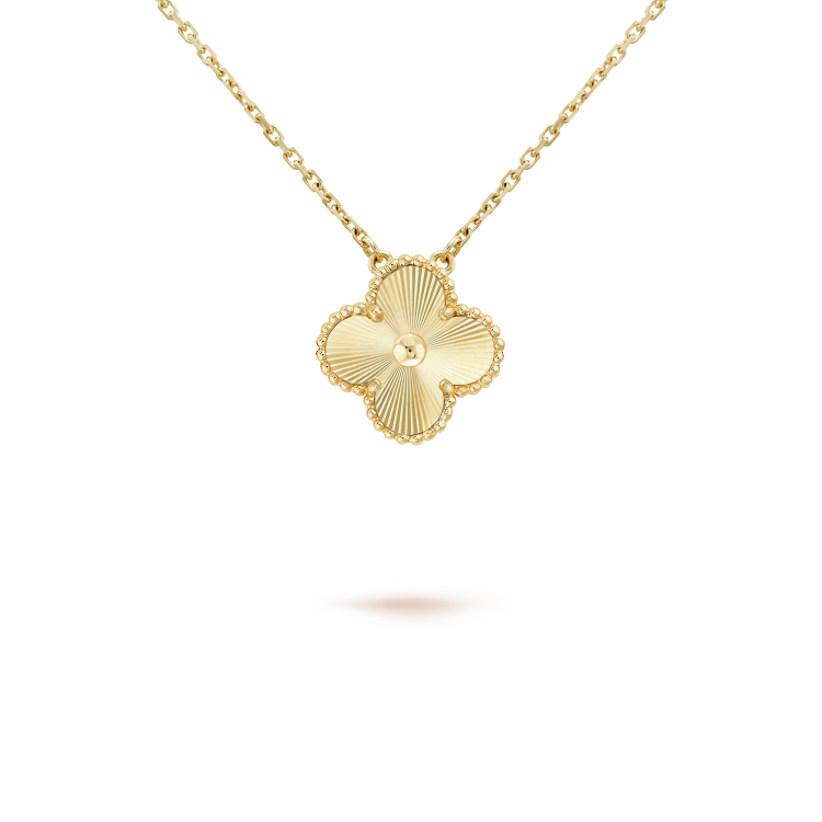 [Glow Muse]CLOVER 15MM LASER NECKLACE AND BOX