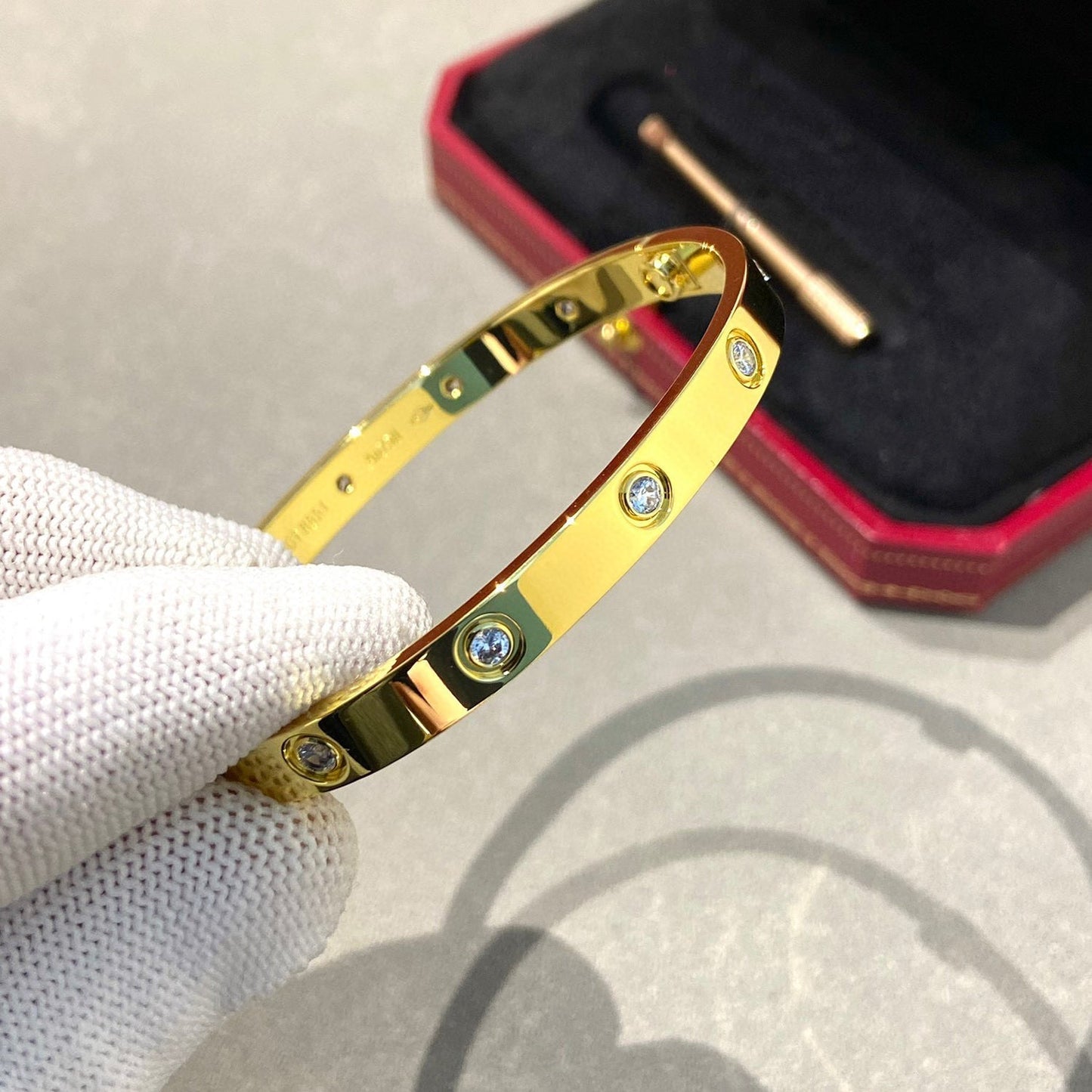 [Glow Muse]LOVE BRACELET 6.1MM 10 DIAMONDS