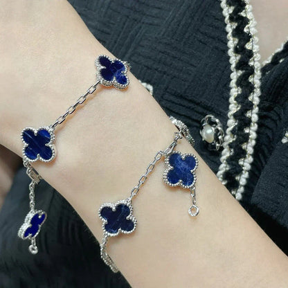 [⭐Glow Muse]CLOVER 5 MOTIF PIETERSITE BRACELET COLLECTION