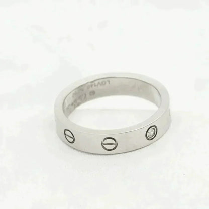 [Glow Muse]LOVE RING 4MM 1 DIAMOND SILVER