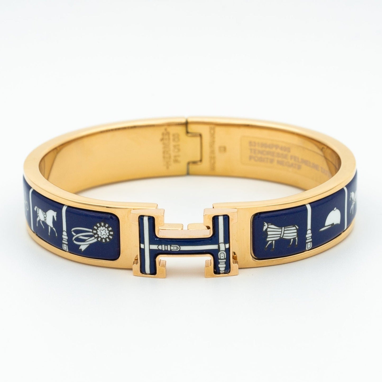 [Glow Muse]H BRACELET BLUE CERAMIC