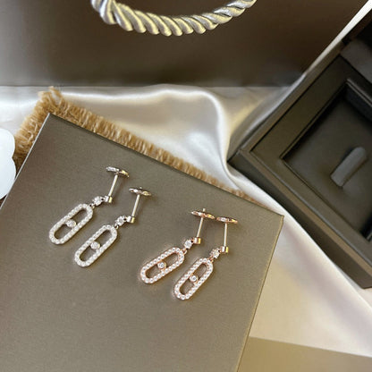 [Glow Muse]DORMEUSES MOVE UNO DIAMOND EARRINGS