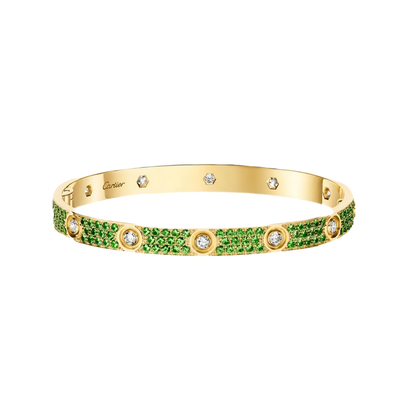 [Pre-sale]2026 PAVE GEMSTONE LOVE BRACELET 6.1MM 10 DIAMONDS