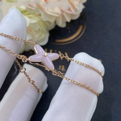 [Glow Muse]JEUX BRACELET PINK MOP PINK GOLD 1 DIAMOND