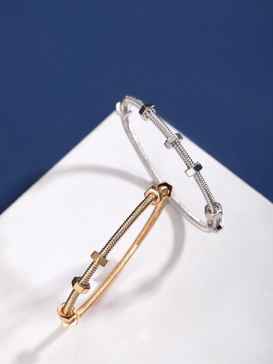 [Glow Muse jewelrys]CT THREADED BRACELET