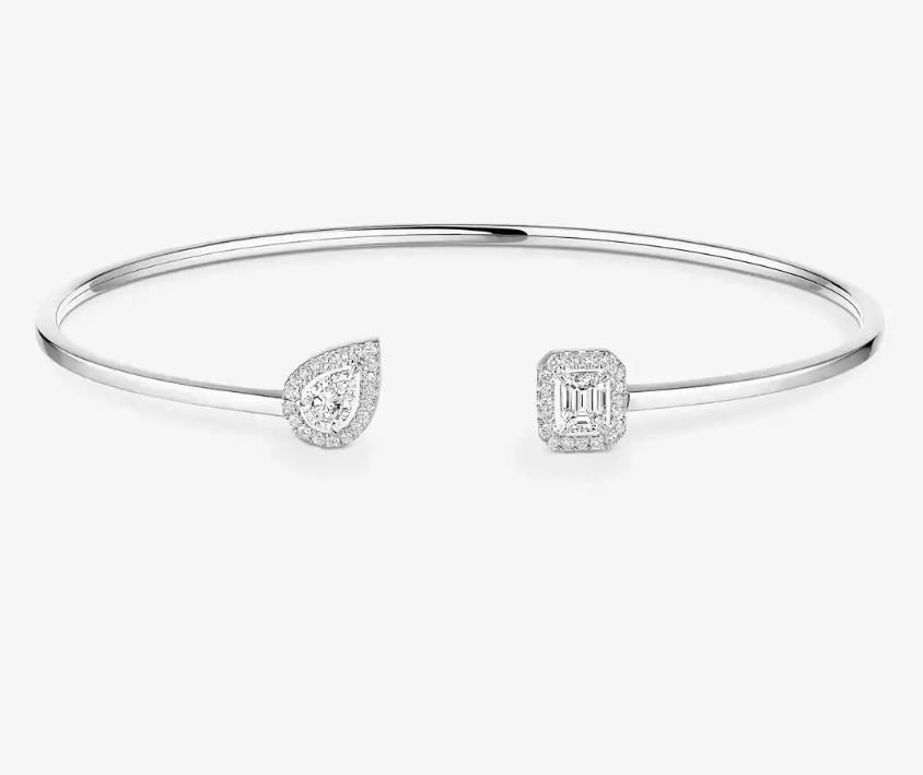 [Glow Muse]MS Delicate Double-Diamond Bracelet