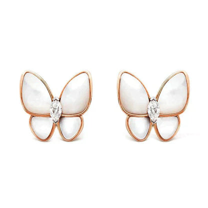 [Glow Muse]BUTTERFLY MOP DIAMOND EARRINGS