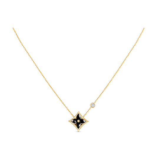 [Glow Muse]STAR BLACK MOP NECKLACE