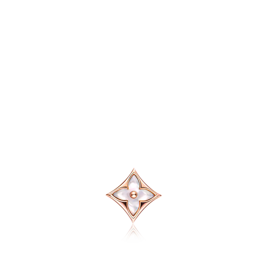 [Glow Muse]STAR MOP PINK GOLD EARRINGS