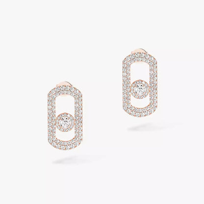 [Glow Muse]So Move Pave_-Set Diamond Earrings in Silver