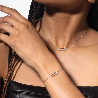 [Glow Muse]Pavé Baby Move Diamond Bracelet