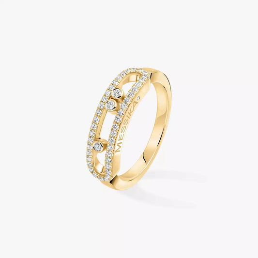 [Glow Muse] Baby Move Gold Diamond Pave_ Ring