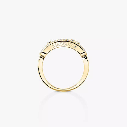 [Glow Muse] Baby Move Gold Diamond Pave_ Ring