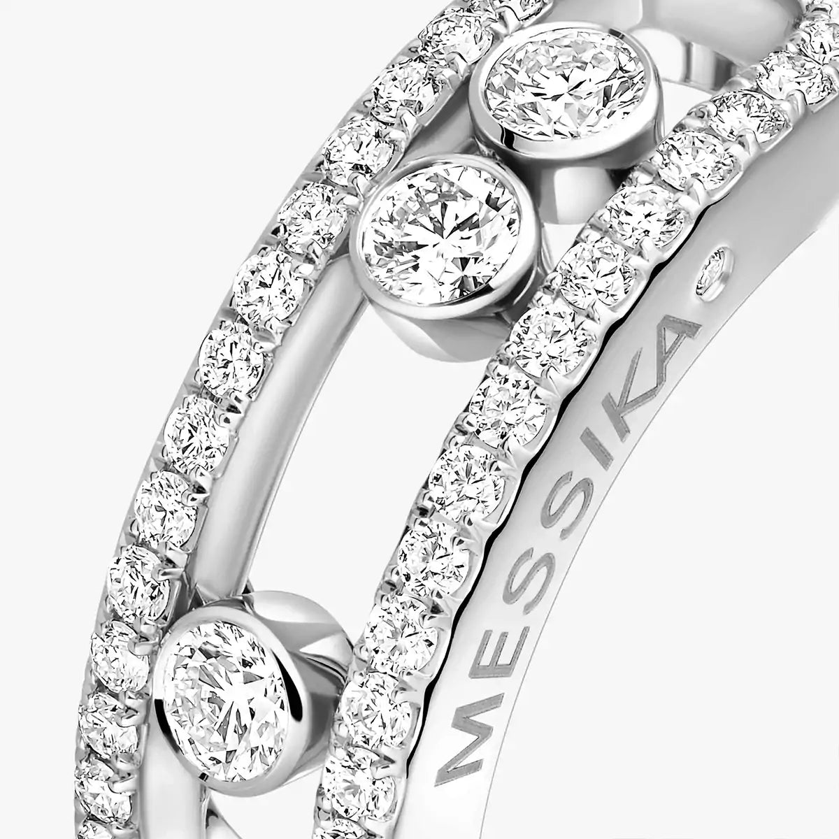 [Glow Muse] Move Gold Diamond Pave_ Ring